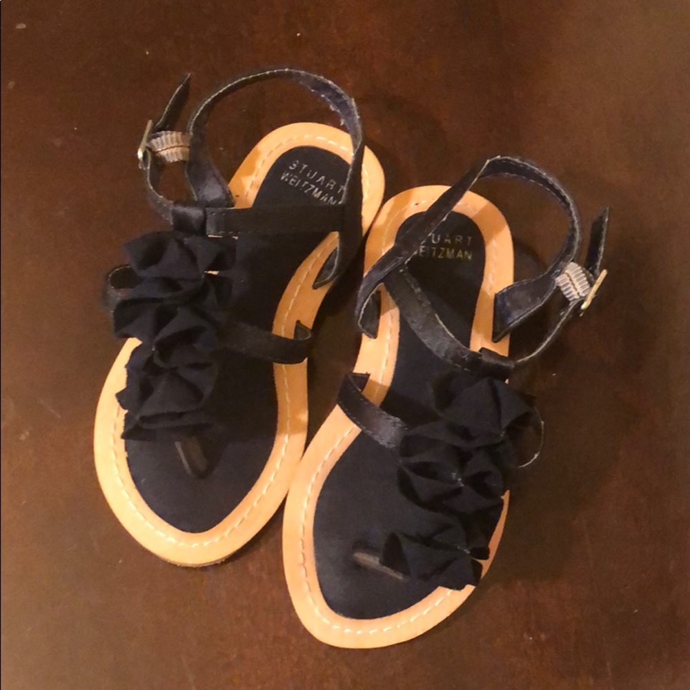 Stuart Weitzman satin sandals